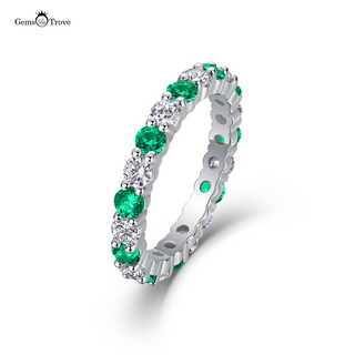 Emerald Eternity Band Sparkle classic