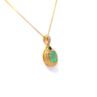 Celeste Verde Emerald Pendant