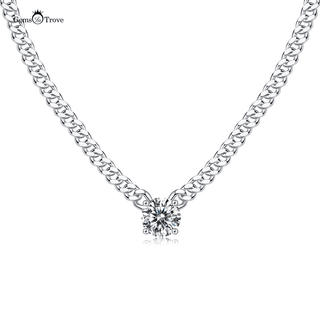 Uni sex Moissanite Necklace