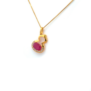 Petite Ruby Charm Pendant