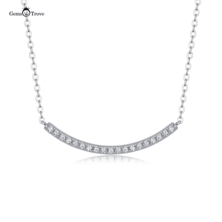 Brilliant Moissanite Silver Pendant