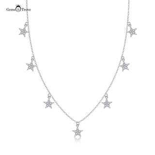 Elegant Moissanite Star Pendant