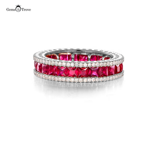 Ruby Wedding Band Brilliance