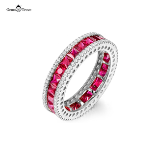Ruby Wedding Band Brilliance