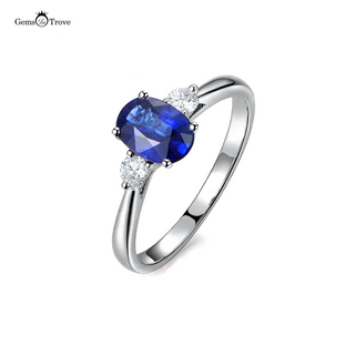 Sapphire Gold Ring Gleam