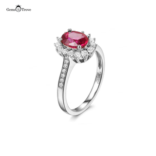 Ruby Ring Halo Allure