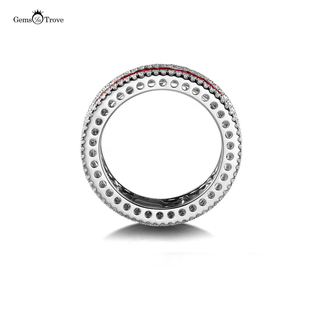 Ruby Wedding Band Brilliance