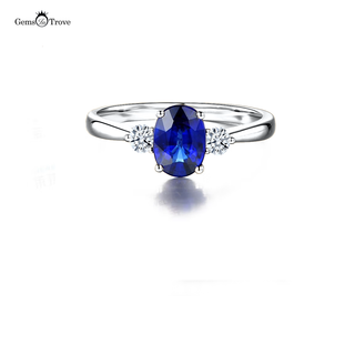 Sapphire Gold Ring Gleam