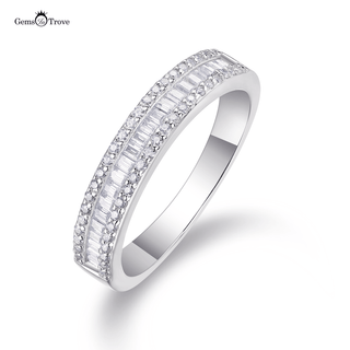 Luminous Baguette Moissanite Band