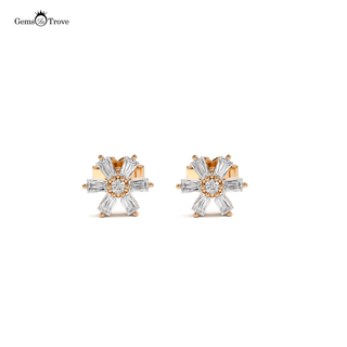 Sparkling Star Diamond Earrings