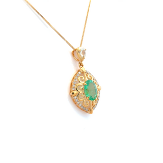 Emerald Belle Cascade Pendant