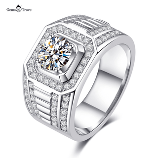 Majestic moissanite diamond ring