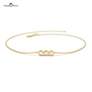 Minimal Gold Diamond Bracelet