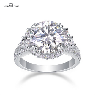 Sparkling Ice Moissanite Ring