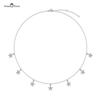 Elegant Moissanite Star Pendant