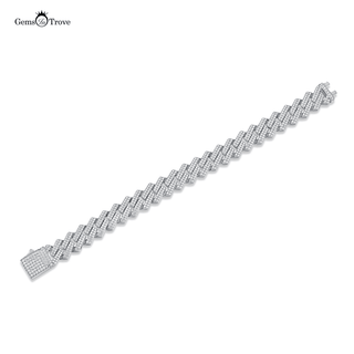 Moissanite Cuban Link Bracelet