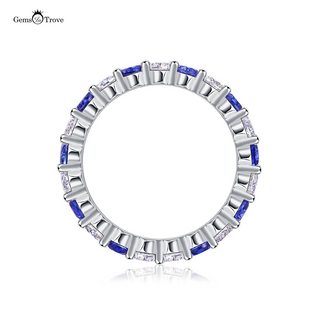 Sapphire Eternity Band Ring Brilliance