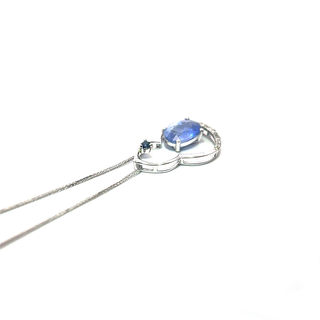 Infinity Sapphire Pendant