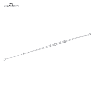 Dazzling Moissanite Love Bracelet