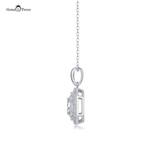 Aurora Charm Moissanite Pendant