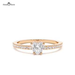 Elegant Diamond Heart Ring