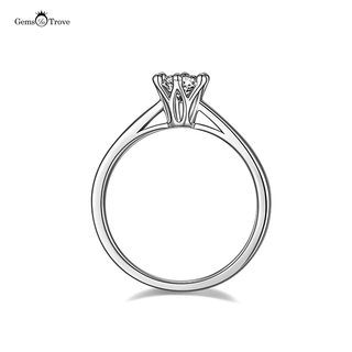 Moissanite Diamond Solitary Ring