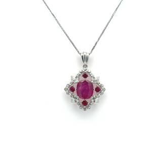 Vienna Crest Ruby Pendant