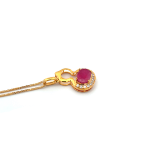 Petite Ruby Charm Pendant