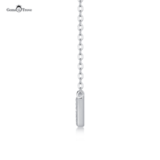 Brilliant Moissanite Silver Pendant