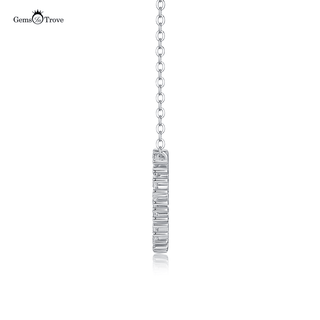 Elegant Moissanite Circle Pendant