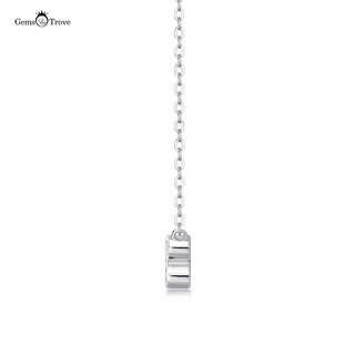 Elegant Moissanite Trio Pendant
