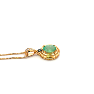 Celeste Verde Emerald Pendant