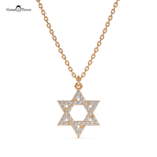 Sparkling Diamond Star Necklace