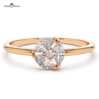 Marquise Diamond Rose Ring