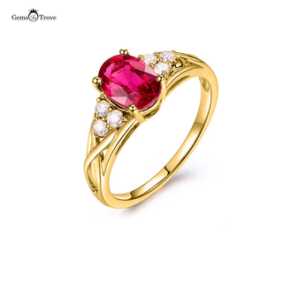Ruby Ring Exquisite Gold Craftsmanship
