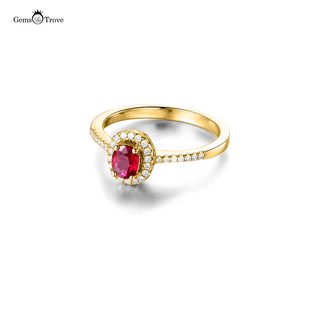 Diamond and Ruby Ring Glamour