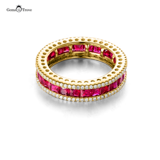 Ruby Wedding Band Brilliance