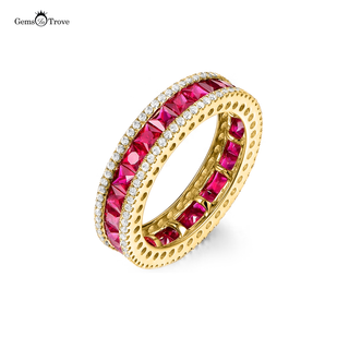 Ruby Wedding Band Brilliance