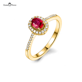 Diamond and Ruby Ring Glamour