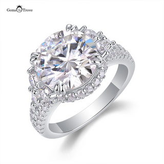 Sparkling Ice Moissanite Ring