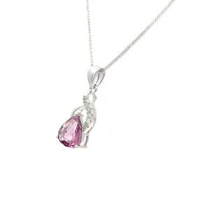 Soft Violet Spinel Petite Drop Pendant