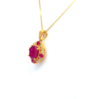 Élise Royale Ruby Pendant