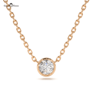 Classic Solitaire Diamond Necklace