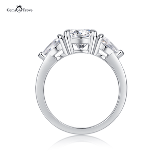 Triple Brilliance Moissanite Ring