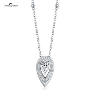 Moissanite Hanging Gem Pendant