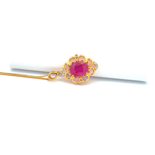 Classic Ruby Charm Pendant