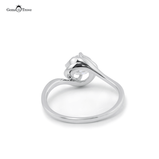 Flower Bud Style Moissanite Ring