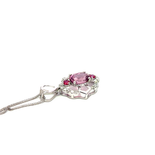 Celestial Spinel Halo Pendant