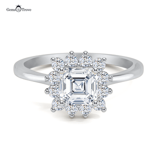 Glowing Asscher Halo Fortune