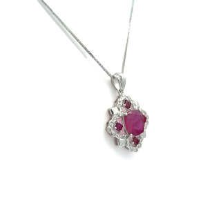Vienna Crest Ruby Pendant
